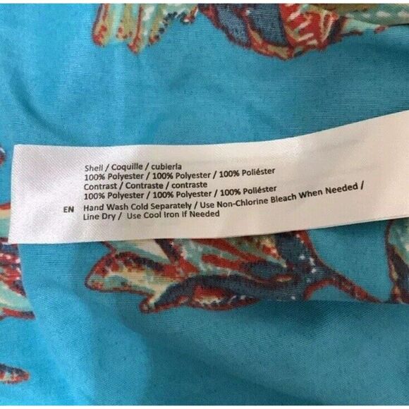 Band of the Free Wrap Dress Small Floral Blue - Picture 9 of 9